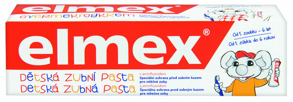 Elmex zubní pasta 50ml dětská porovnat ceny