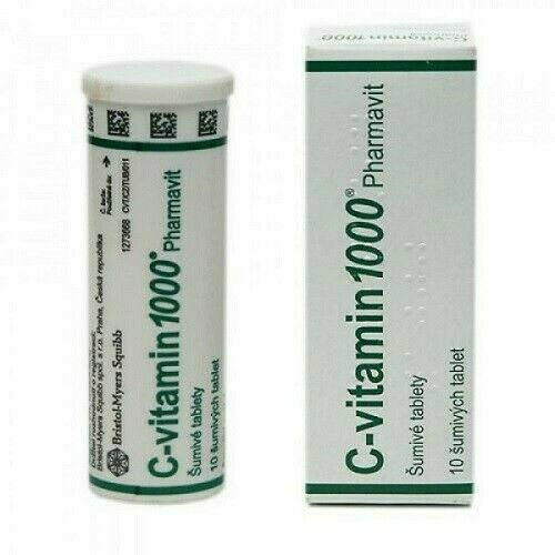 C-VITAMIN 1000 PHARMAVIT 1000MG šumivá tableta 10 porovnat ceny