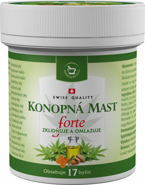 Herbamedicus Konopná mast FORTE 125ml porovnat ceny