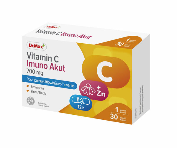 Dr.Max Vitamin C Imuno Akut 30 kapslí porovnat ceny