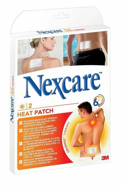 3M Nexcare Hřejivá náplast 95x130mm 2ks porovnat ceny
