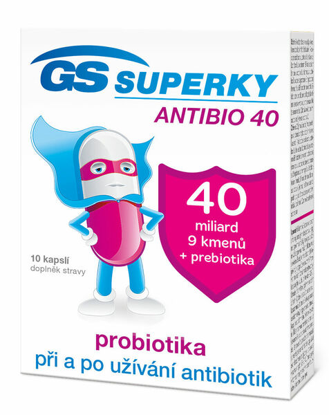 GS Superky Antibio 40, 10 kapslí porovnat ceny