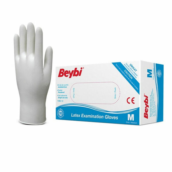 BEYBI Latexové rukavice velikost M 100 kusů porovnat ceny