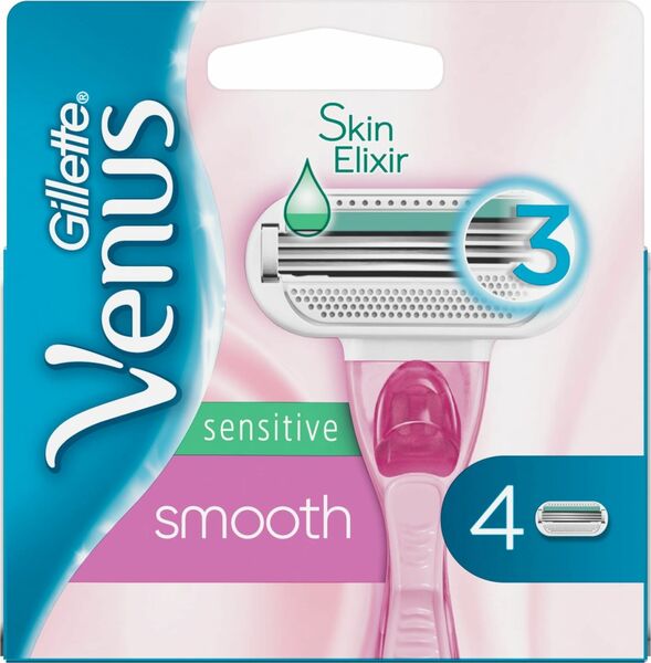 Gillette Venus Sensitive Smooth, Náhradní holicí hlavice 4ks porovnat ceny