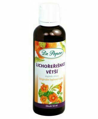 Dr. Popov Lichořeřišnice větší bylinné kapky 50 ml porovnat ceny