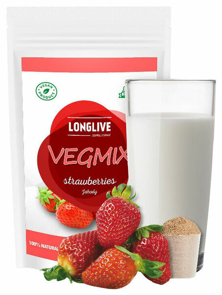 Longlive Protein Vegmix jahody 90g porovnat ceny