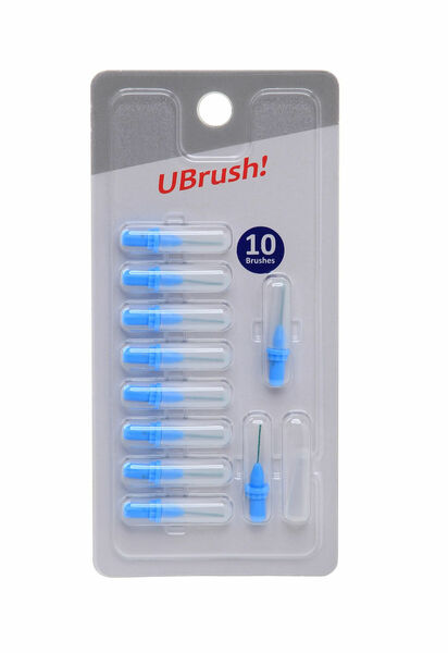 UBrush! Mezizubní kartáček 0,5 mm modrý 10 ks porovnat ceny