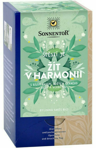 Sonnentor  Bio Štěstí je žít v harmonii 18x1,5g porovnat ceny