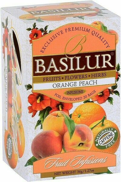 BASILUR Fruit Orange Peach 20x1,8g porovnat ceny