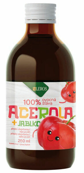 LEROS Baby ovocná šťáva acerola+jablko 250ml porovnat ceny