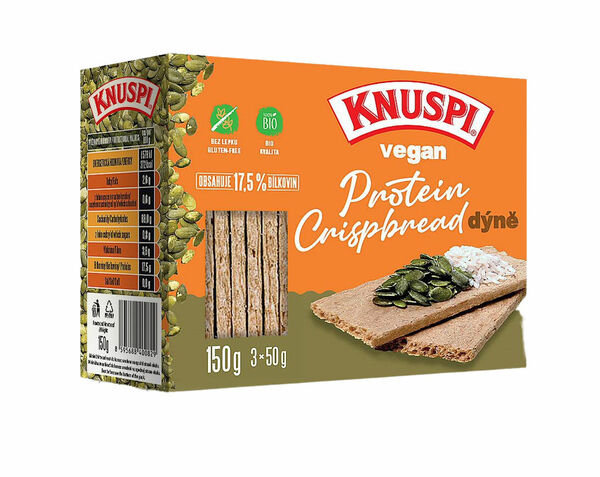 Knuspi Vegan Protein Crispbread dýně porovnat ceny