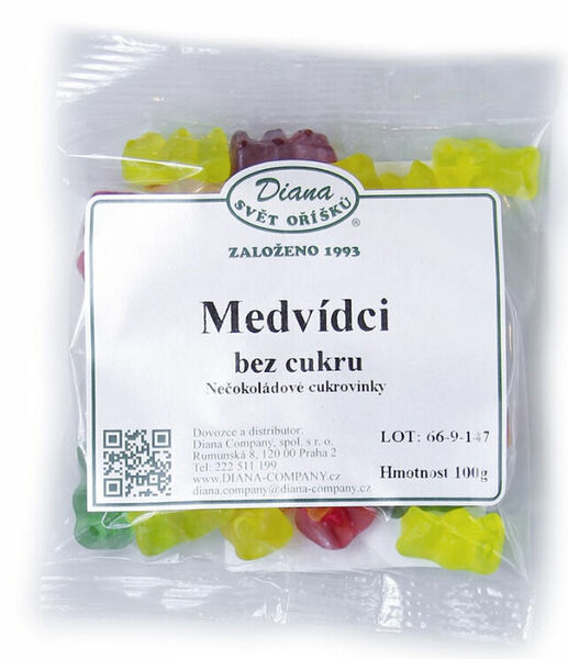 Diana Company Medvídci bez cukru 100g porovnat ceny