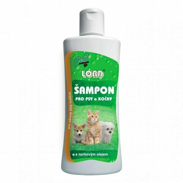 Lord šampon pro psy,kočky s norkovým olejem 250ml porovnat ceny