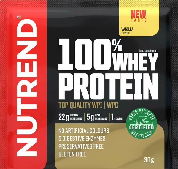 Nutrend 100% Whey Protein vanilka 30g porovnat ceny