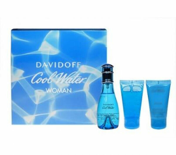 Davidoff Cool Water Toaletní voda 50ml Edt 50ml + 50ml tělové mléko + 50ml sprchový gel porovnat ceny