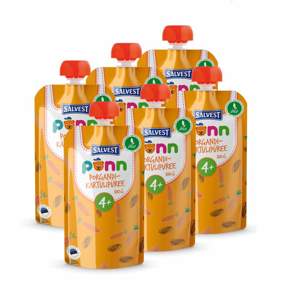 SALVEST Põnn BIO Pyré z mrkve a brambor 6x100 g porovnat ceny