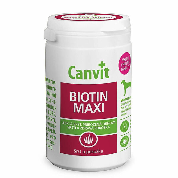 CANVIT Biotin Maxi pro psy 500 g ochucené porovnat ceny