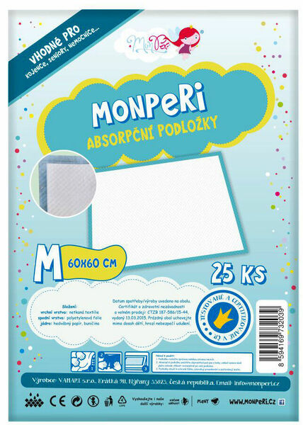 MonPeri Podložky M (60x60 cm) porovnat ceny