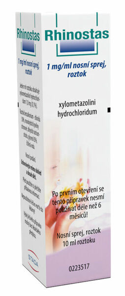 Rhinostas 1mg/ml nosní sprej/roztok 10ml porovnat ceny