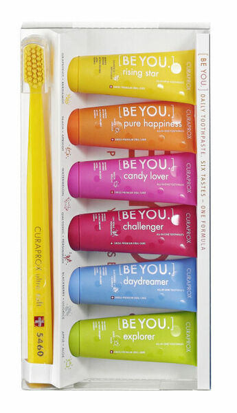 CURAPROX BE YOU Combipack set 6x pasta 10ml + Zubní kartáček CS 5460 porovnat ceny