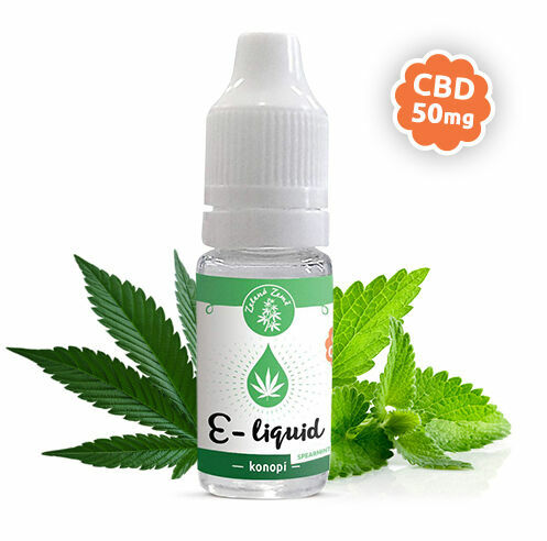 Zelená Země CBD e-liquid příchuť Konopí spearmint 10ml porovnat ceny
