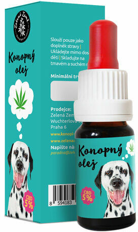 Zelená Země CBD olej pro zvířata 5% 10ml porovnat ceny