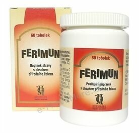 Ferimun tobolky 60 s obsahem přírodního železa porovnat ceny