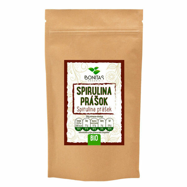 BONITAS Bio Spirulina prášek 100g porovnat ceny