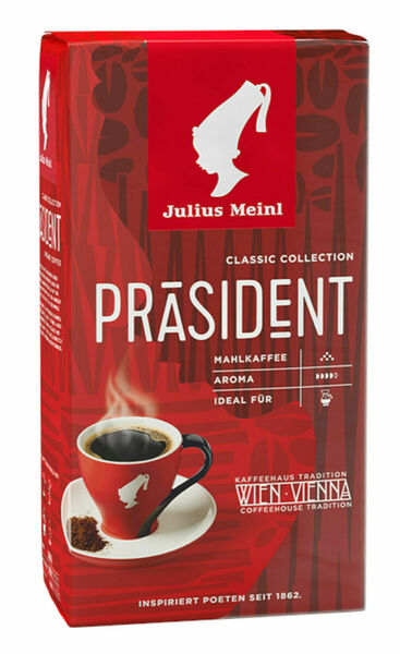 Julius Meinl  Prasident Mahlkaffee 250g mletá porovnat ceny