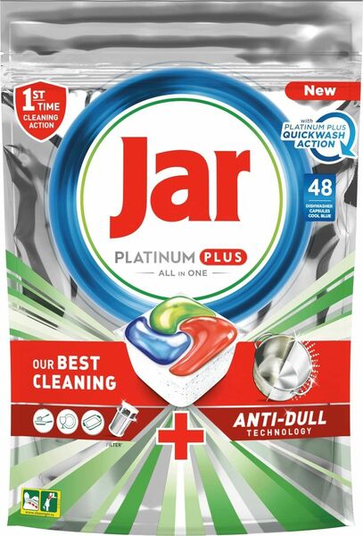 Jar kapsle na nádobí Platinum Plus All in 1 QuickWash 48ks porovnat ceny