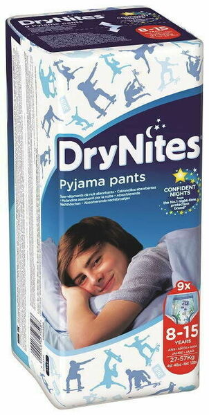 Huggies  Plenkové kalhotky Dry Nites pro chlapce s váhou 27–57kg 9ks porovnat ceny