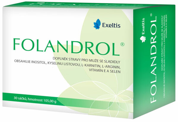 Exeltis  FOLANDROL® doplněk stravy pro muže 30 sáčků porovnat ceny