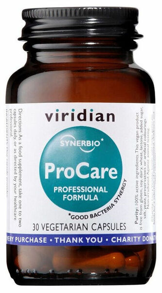 Viridian Synerbio ProCare 30 kapslí porovnat ceny