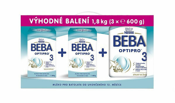 Nestlé Beba  BEBA OPTIPRO 3 3x600g porovnat ceny