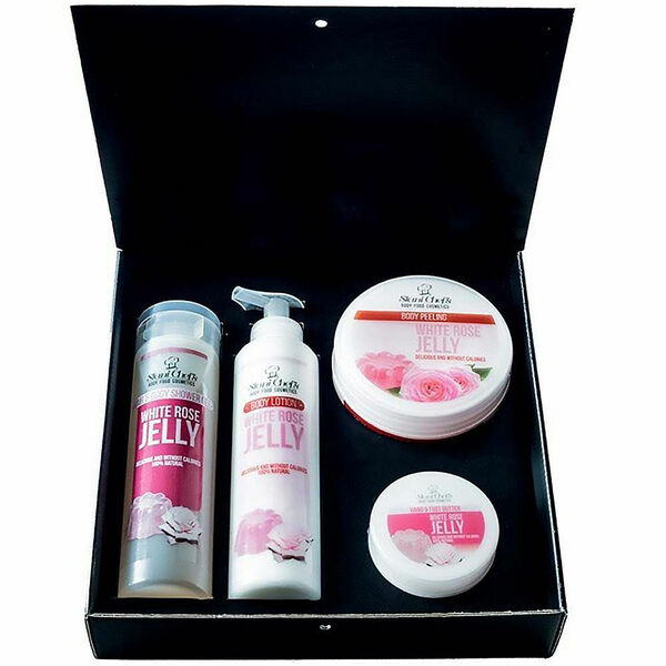 STANI CHEF'S Bílá růže želé dárkový set 4 produkty porovnat ceny