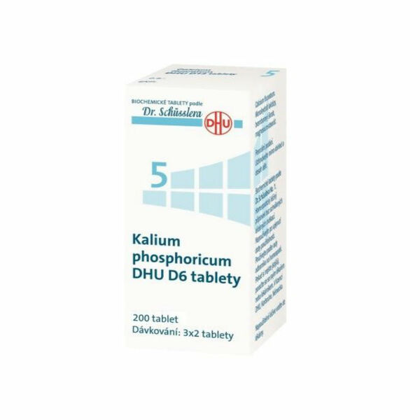 DR. SCHÜSSLERA Kalium phosphoricum DHU D6 No.5 200 tablet porovnat ceny