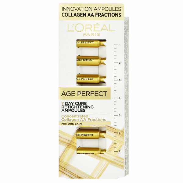 L'Oréal Paris Elnett  L'Oréal Paris Age Perfect 7denní péče pro zralou pleť ampule 7x1ml porovnat ceny