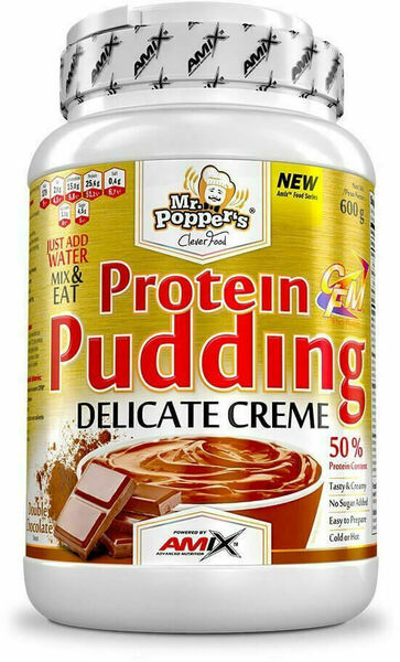 AMIX Mr. Popper's Protein Pudding Creme, Dvojitá čokoláda, 600g porovnat ceny
