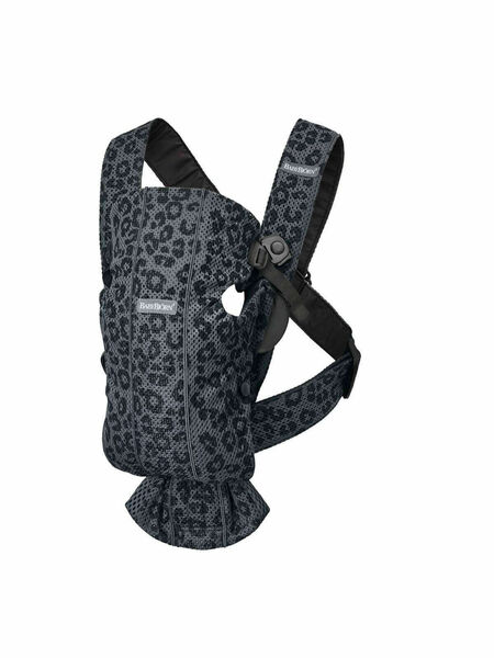 BabyBjörn Nosítko Mini Anthracite Leopard 3D Mesh šedé porovnat ceny