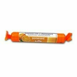 Intact hroznový cukr s vitamín C pomeranč 40g (rolička porovnat ceny