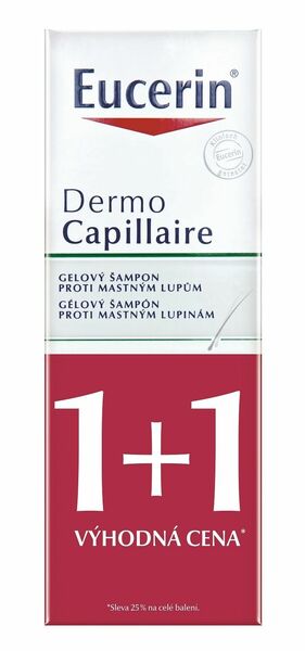 EUCERIN DermoCapillaire šampon proti mastným lupům 2x250ml porovnat ceny