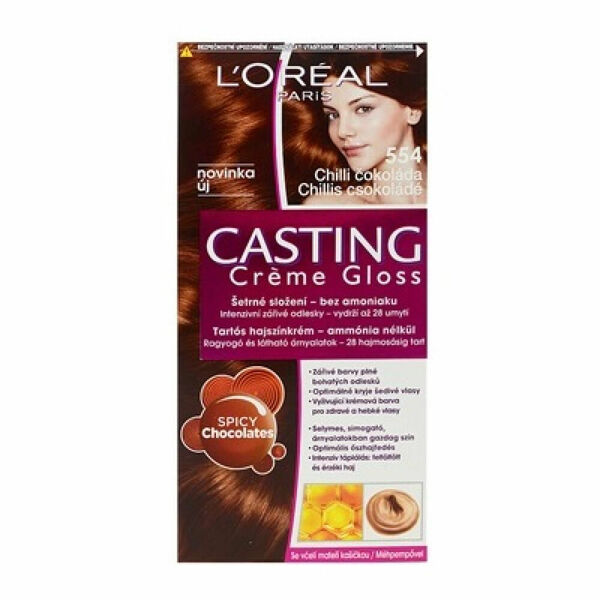 L'ORÉAL Casting Creme Gloss číslo 554 Chilli čokoláda porovnat ceny
