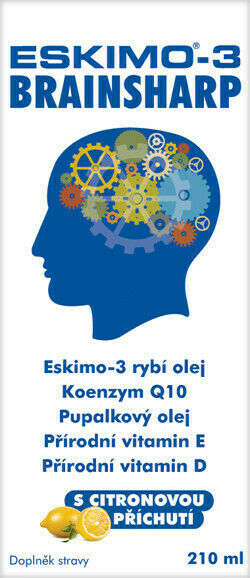 Eskimo-3 Brainsharp rybí olej 210ml porovnat ceny
