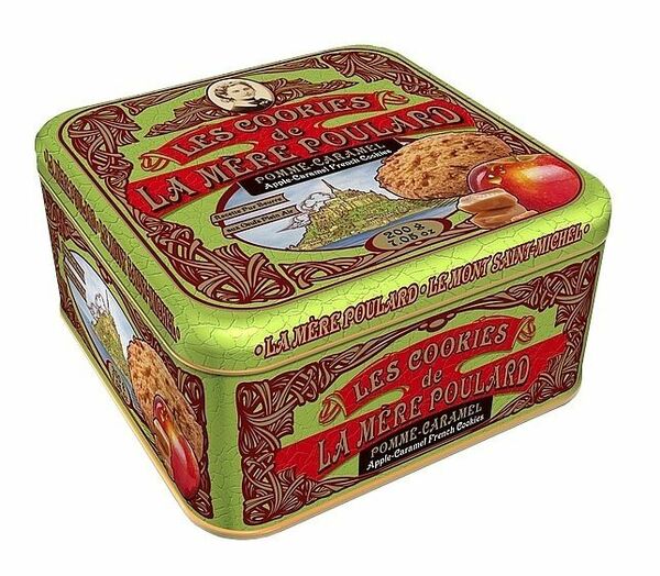 La Mére Poulard Coffret Apple caramel cookies plech 200g porovnat ceny