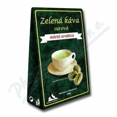 Zelená káva surová 100g porovnat ceny