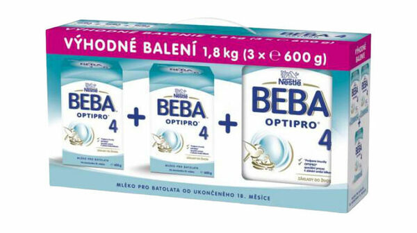 Nestlé Beba  BEBA OPTIPRO 4 3x600g porovnat ceny