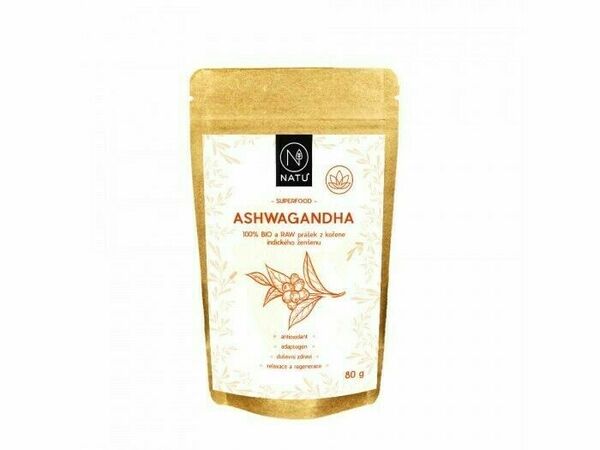 Natu Ashwagandha BIO prášek 80g porovnat ceny