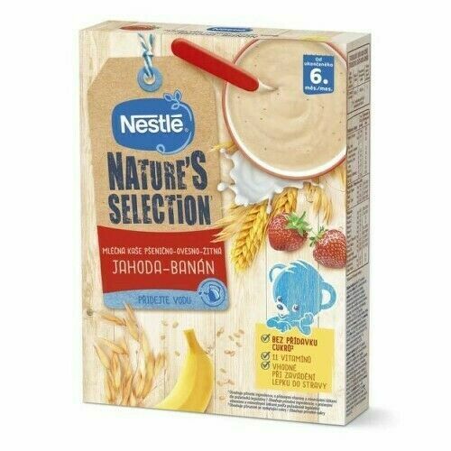 NESTLÉ Mléčná kaše pšen.-oves.Jahoda-Banán 250g porovnat ceny