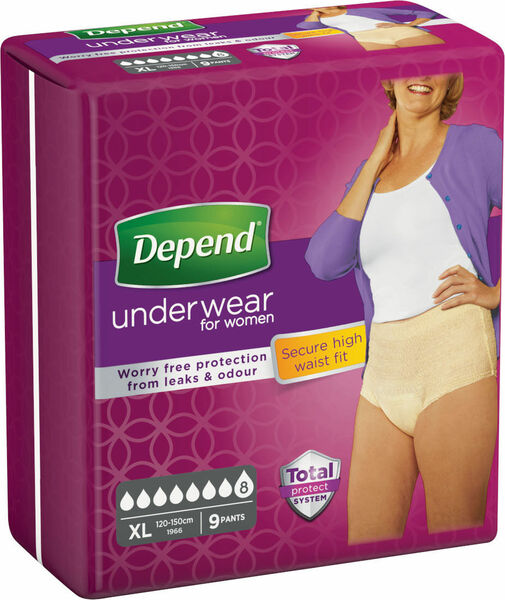 DEPEND Super XL vyšší pas pro ženy 9ks porovnat ceny