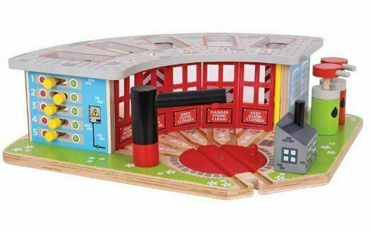 Bigjigs Rail Exkluzivní depo pro 5 vláčků porovnat ceny
